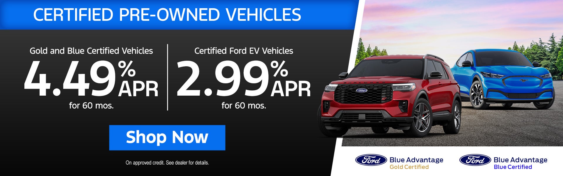 sale on certified pre-owned vehicles